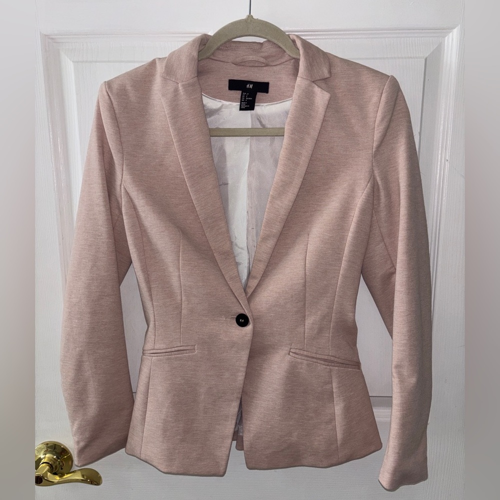 Blush Pink Blazer by H&M